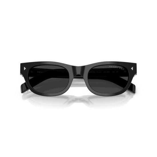 26SS 프라다 선글라스 0Pr C09s 직사각형 블랙 아세테이트 - PRADA