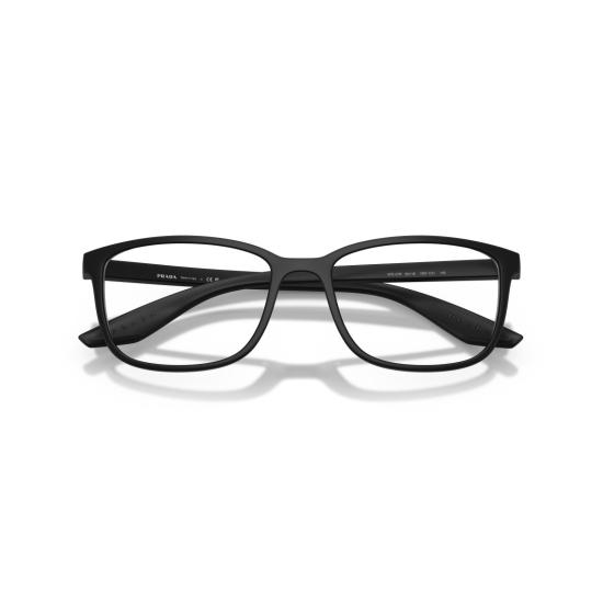 26SS 프라다 선글라스 0Ps 07Rv 무광 블랙 직사각형 안경 - PRADA