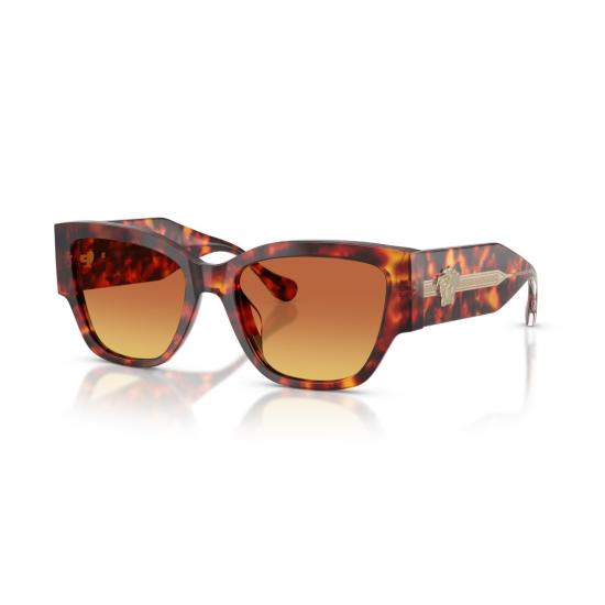 26SS 베르사체 선글라스 0Ve4509u 오버사이즈 스퀘어 호피무늬 - VERSACE