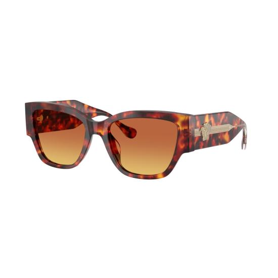 26SS 베르사체 선글라스 0Ve4509u 오버사이즈 스퀘어 호피무늬 - VERSACE