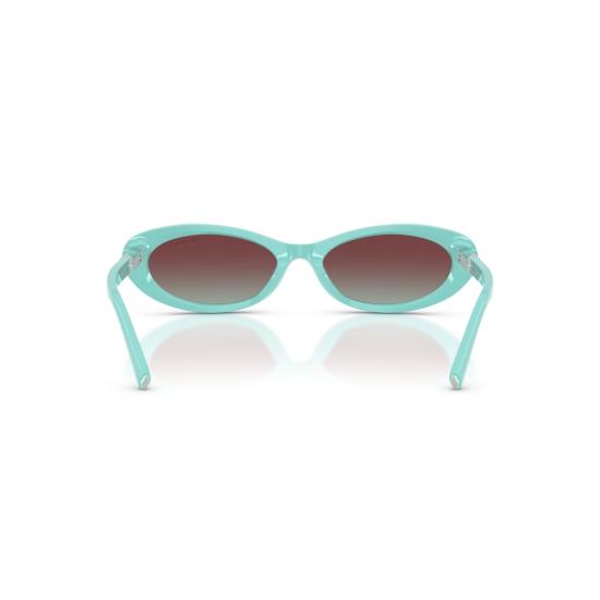 26SS 티파니앤코 선글라스 0Tf4250 타원형 아세테이트  (라이트 터쿼이즈 색상) - TIFFANY & CO