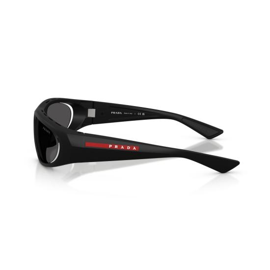 26SS 프라다 선글라스 0Ps B03s 랩어라운드 디자인 블랙 - PRADA