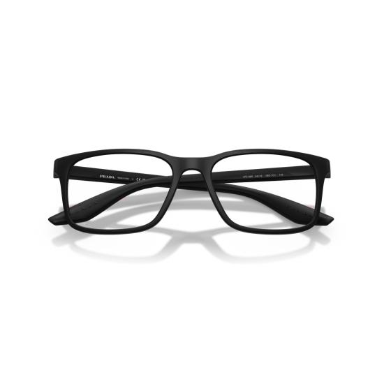 26SS 프라다 선글라스 0Ps 08Rv 무광 블랙 직사각형 - PRADA