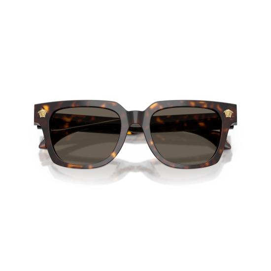 26SS 베르사체 선글라스 0Ve4510u 볼드 스퀘어 호피무늬 - VERSACE