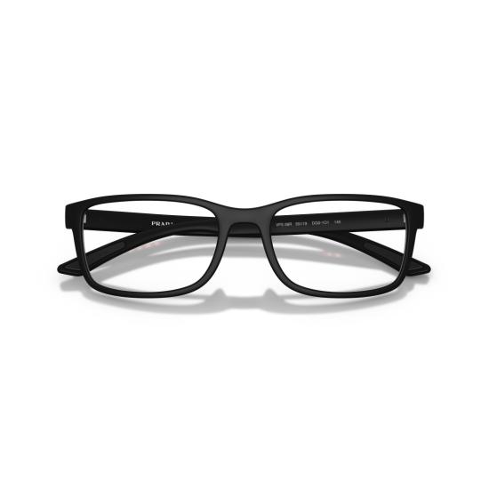 26SS 프라다 선글라스 0Ps 06Rv 직사각형 무광 블랙 안경 - PRADA