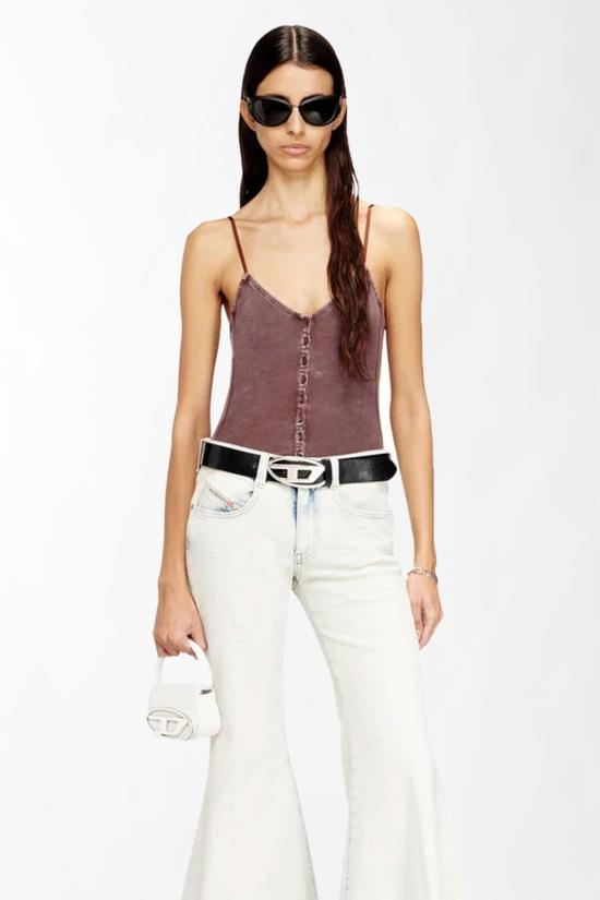 26SS 디젤 1DR 미니백 플라크 X08709 PR818 T1003 White - DIESEL