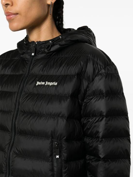 25SS 팜앤젤스 패딩 PWED026S24FAB001 1003 Black - PALM ANGELS