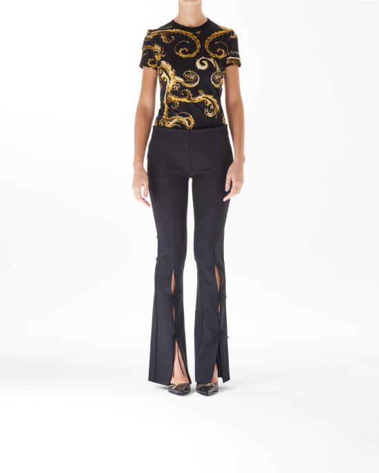  베르사체 스트레이트 팬츠 77HAA115 N0394 899 black NERO - VERSACE