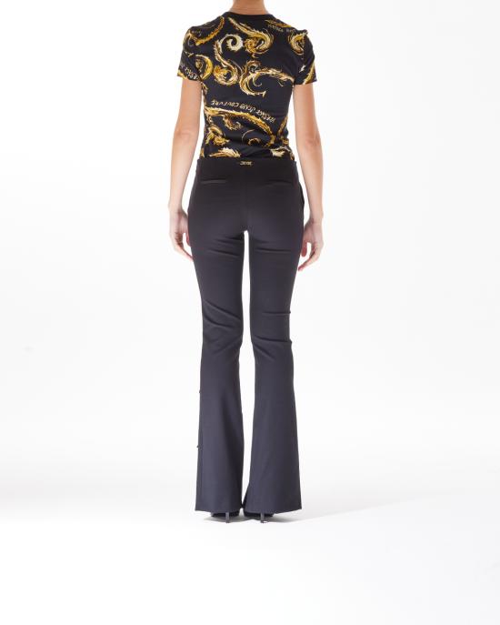  베르사체 스트레이트 팬츠 77HAA115 N0394 899 black NERO - VERSACE