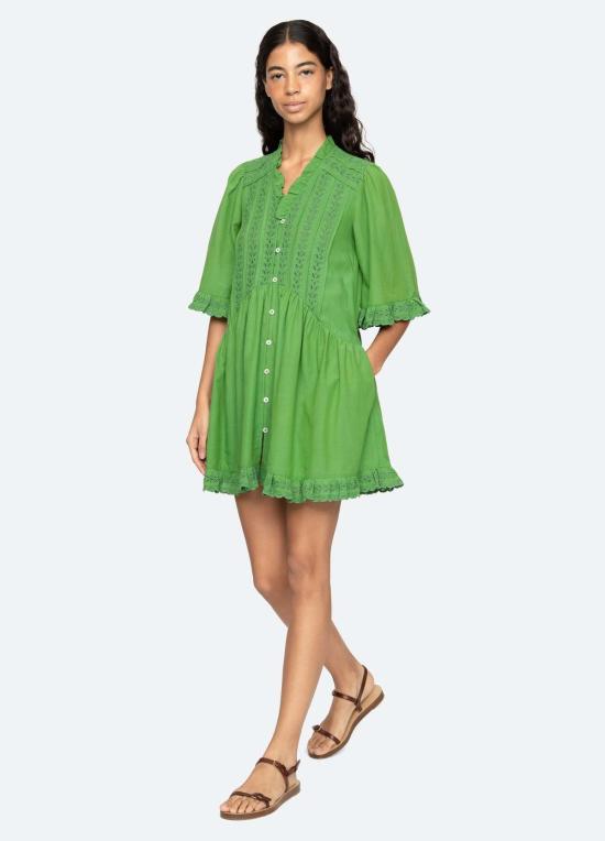  씨뉴욕 숏 원피스 PF26 112 GREEN
