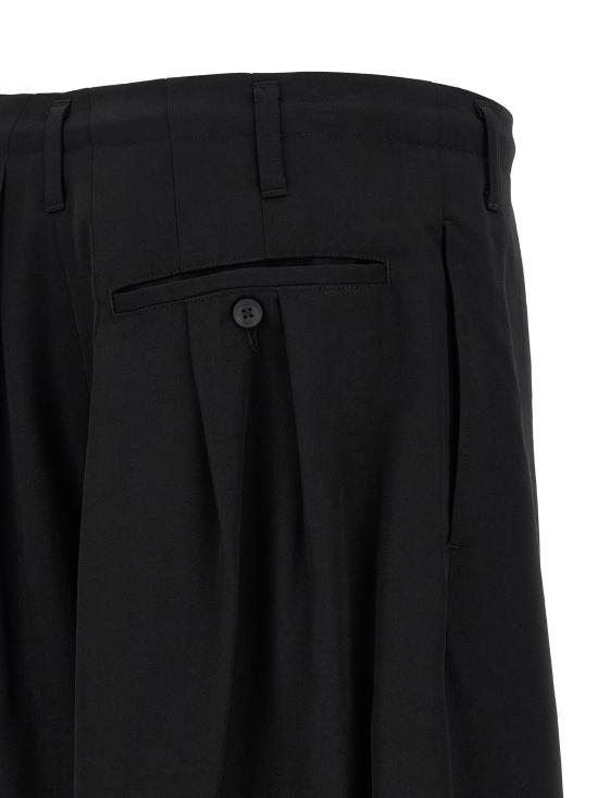 26SS 요지 야마모토 스트레이트 팬츠 HKP10500BLACK1 - YOHJI YAMAMOTO