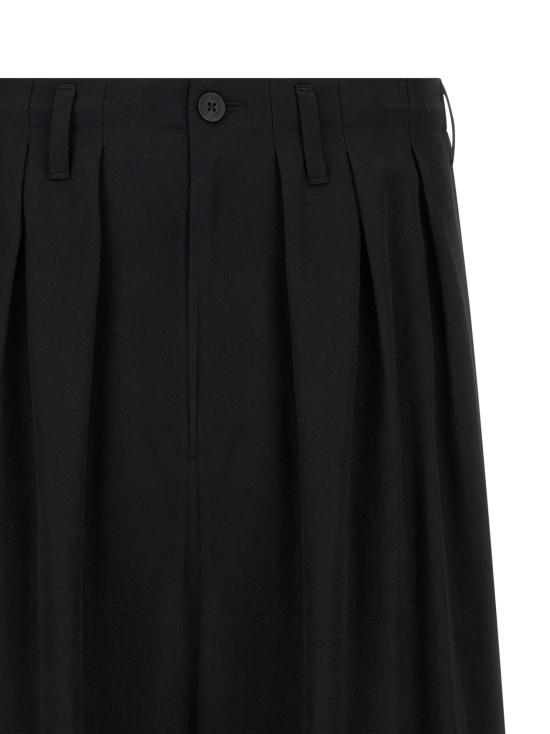 26SS 요지 야마모토 스트레이트 팬츠 HKP10500BLACK1 - YOHJI YAMAMOTO