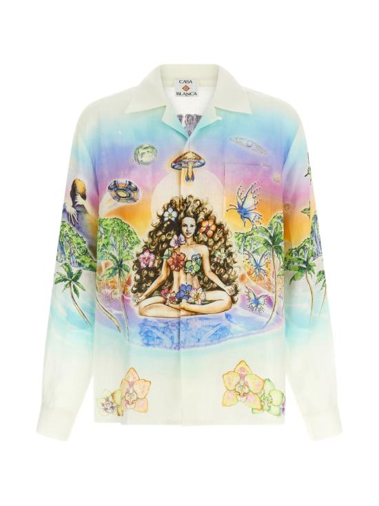 26SS 카사블랑카 긴팔 셔츠 SH006 005 Innocence - CASABLANCA