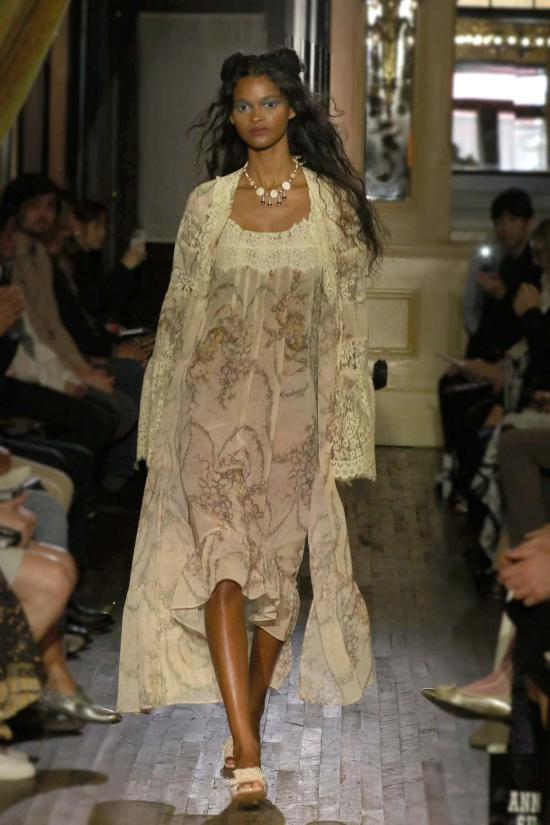  안나 수이 언더웨어 안나수이 스피릿 블룸 시폰 실내복 - ANNA SUI
