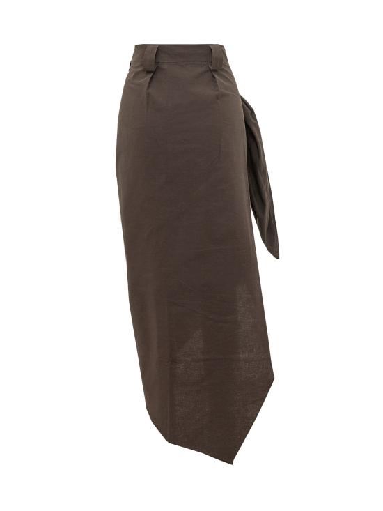 26SS 케이트 케이트 롱 스커트 SKTKC003CCT BRBR BROWN - KATE CATE
