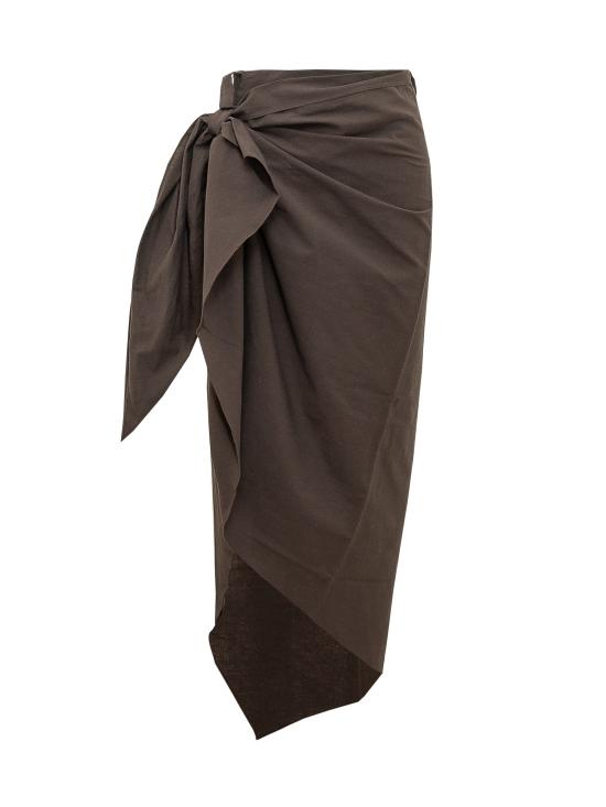 26SS 케이트 케이트 롱 스커트 SKTKC003CCT BRBR BROWN