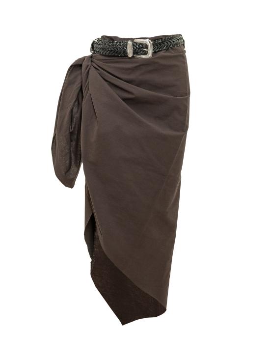 26SS 케이트 케이트 롱 스커트 SKTKC003CCT BRBR BROWN - KATE CATE