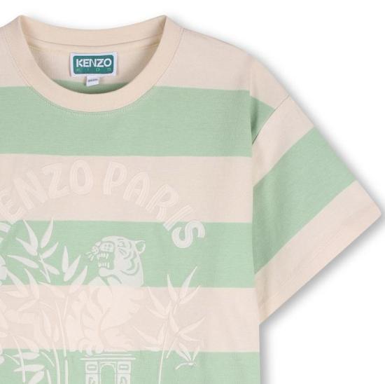 26SS [키즈] 겐조 티셔츠 K61671 N66 Green - KENZO