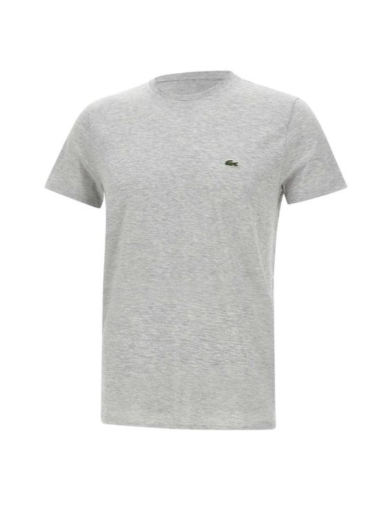 26SS 라코스테 피마 코튼 저지 크루넥 티셔츠 TH6709CCA GRAY DOM - LACOSTE