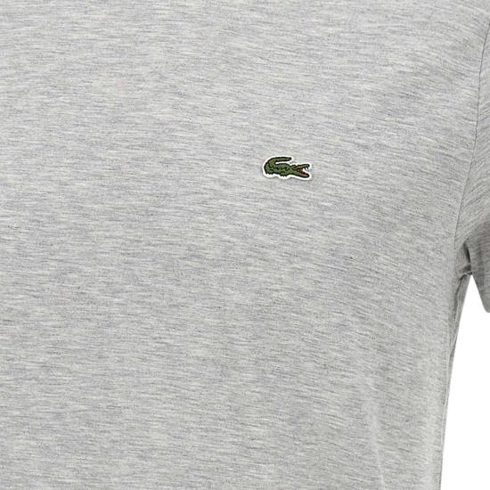 26SS 라코스테 피마 코튼 저지 크루넥 티셔츠 TH6709CCA GRAY DOM - LACOSTE
