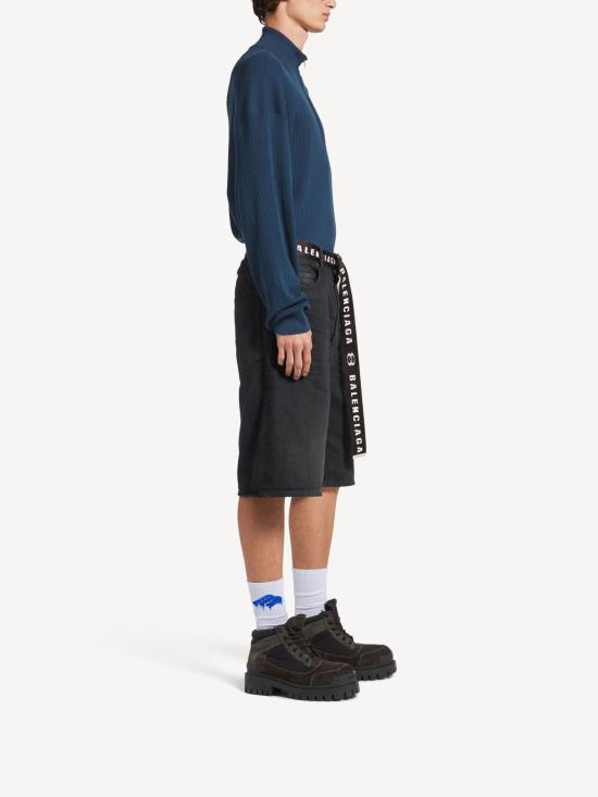 26SS 발렌시아가 숏팬츠 871361 TQW562279 Nero - BALENCIAGA