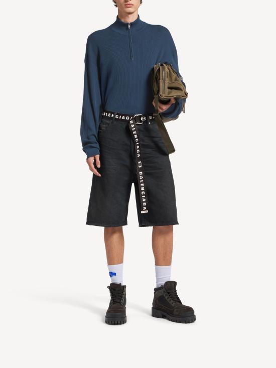26SS 발렌시아가 숏팬츠 871361 TQW562279 Nero - BALENCIAGA