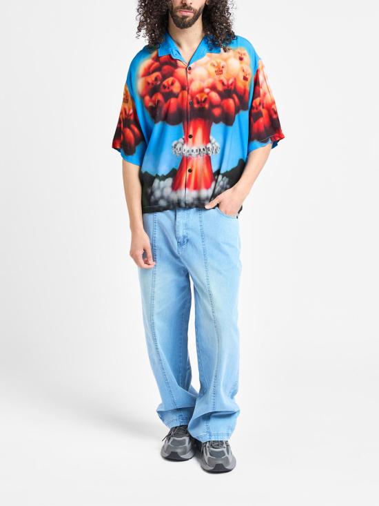 26SS 브레인데드 셔츠 P26T11004919 BLUE MULTI Blue - BRAIN DEAD