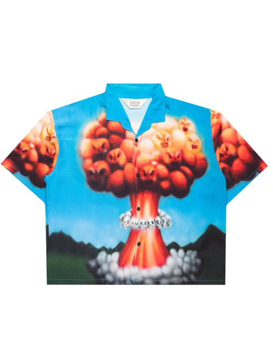 26SS 브레인데드 셔츠 P26T11004919 BLUE MULTI Blue