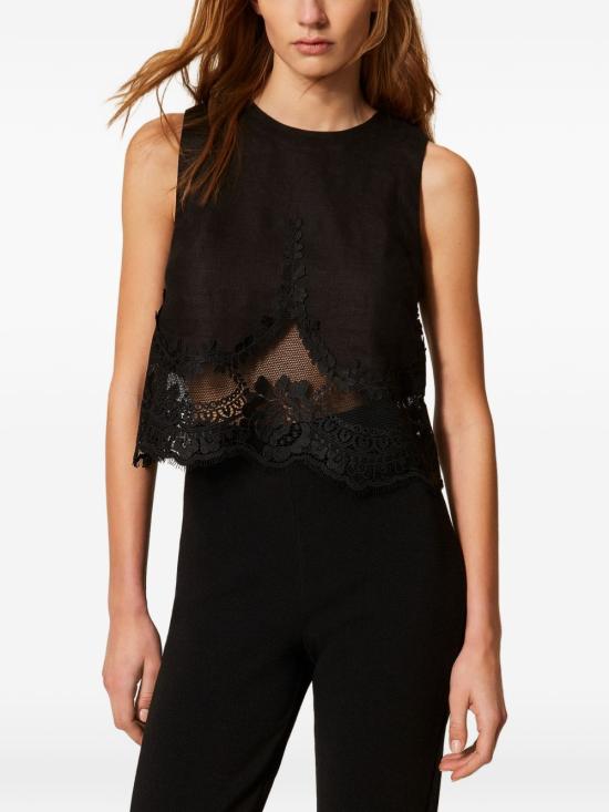 26SS 트윈셋 긴팔 티셔츠 261TT2182 S2171600006 Nero - TWINSET