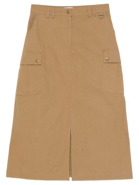 26SS 바버 미디 스커트 LSK0148 BR59 Green