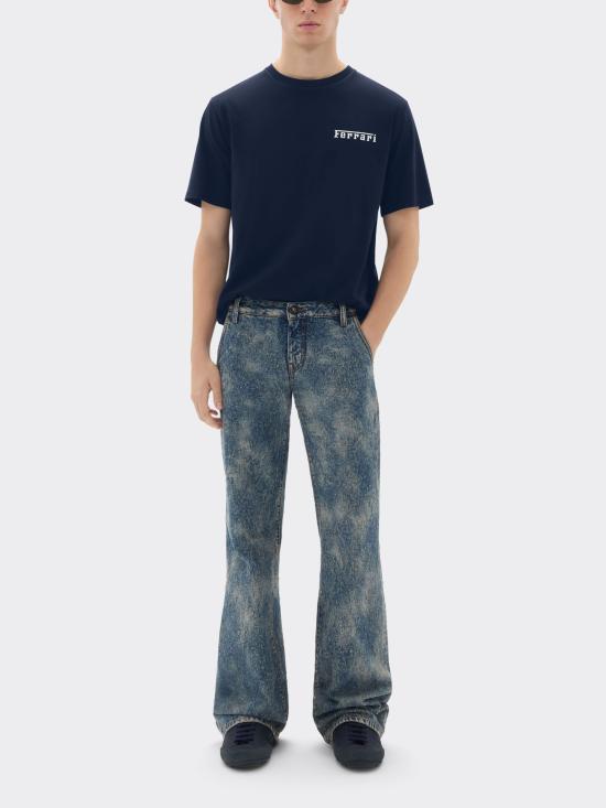 26SS 페라리 반팔 티셔츠 21163 NBLU NAVY - FERRARI