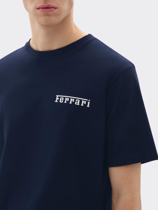 26SS 페라리 반팔 티셔츠 21163 NBLU NAVY - FERRARI