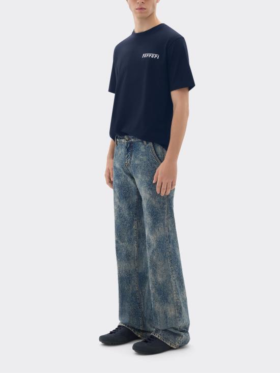 26SS 페라리 반팔 티셔츠 21163 NBLU NAVY - FERRARI