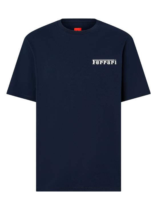 26SS 페라리 반팔 티셔츠 21163 NBLU NAVY