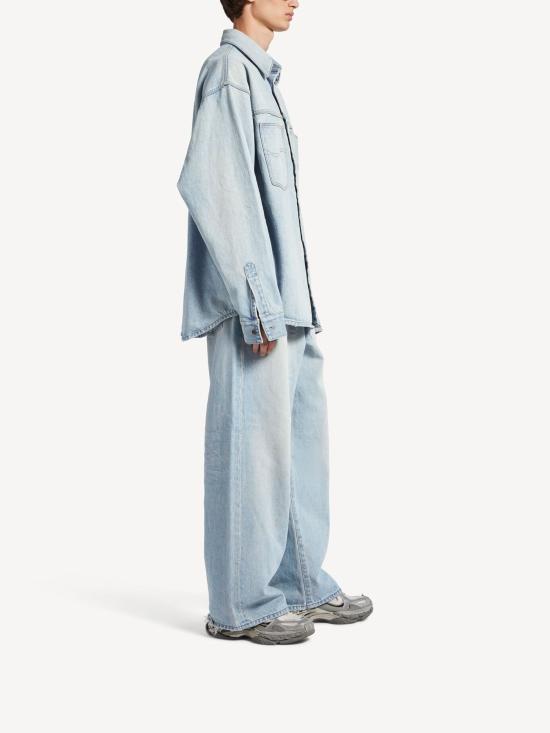 26SS 발렌시아가 셔츠 868318 TDW144200 Azzurro - BALENCIAGA