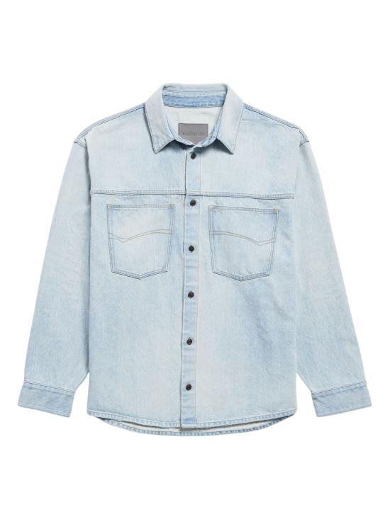 26SS 발렌시아가 셔츠 868318 TDW144200 Azzurro