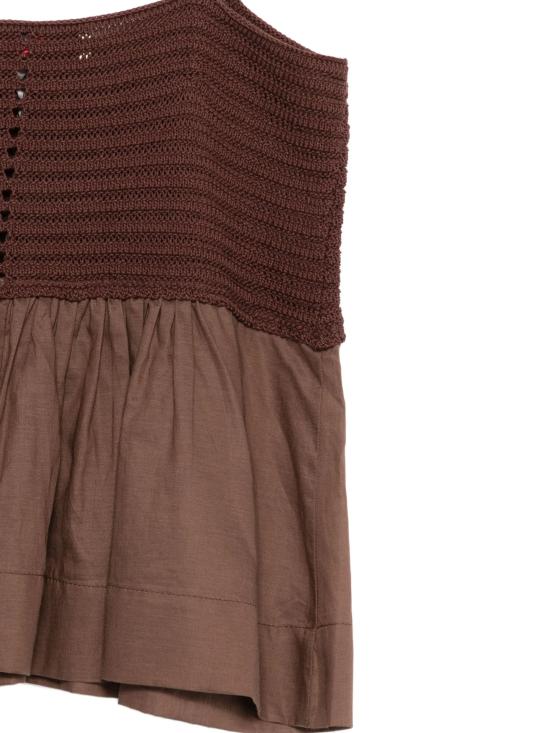 26SS 주카 민소매 티셔츠 J4311012 112T183 Brown - JUCCA