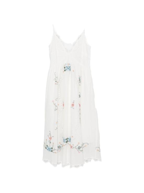 26SS DREAM CATCHER 미디 원피스 D2130XW58 WHITE Bianco