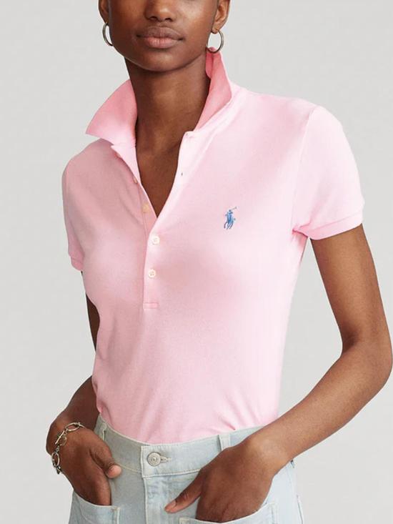 26SS 랄프 로렌 반팔 티셔츠 211B18200 010 Pink - RALPH LAUREN