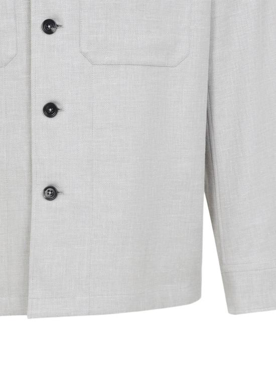 26SS 에르메네질도제냐 셔츠 UHV22A3 SOT6BN07 Grigio - ERMENEGILDO ZEGNA