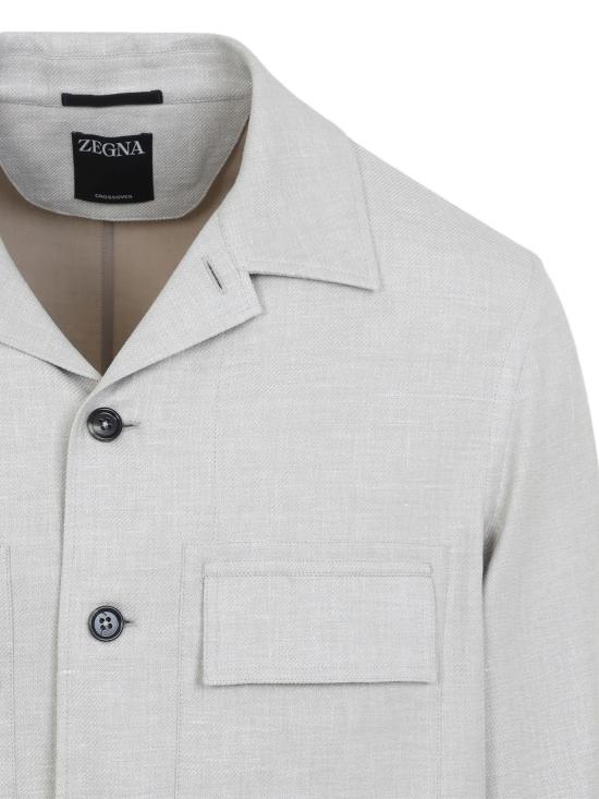 26SS 에르메네질도제냐 셔츠 UHV22A3 SOT6BN07 Grigio - ERMENEGILDO ZEGNA