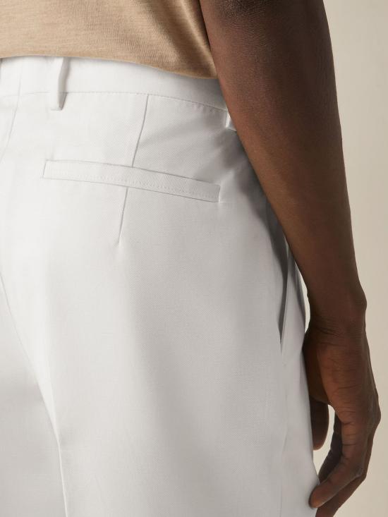 26SS 에르메네질도제냐 스트레이트 팬츠 UHI05A3 TP45N01 White - ERMENEGILDO ZEGNA
