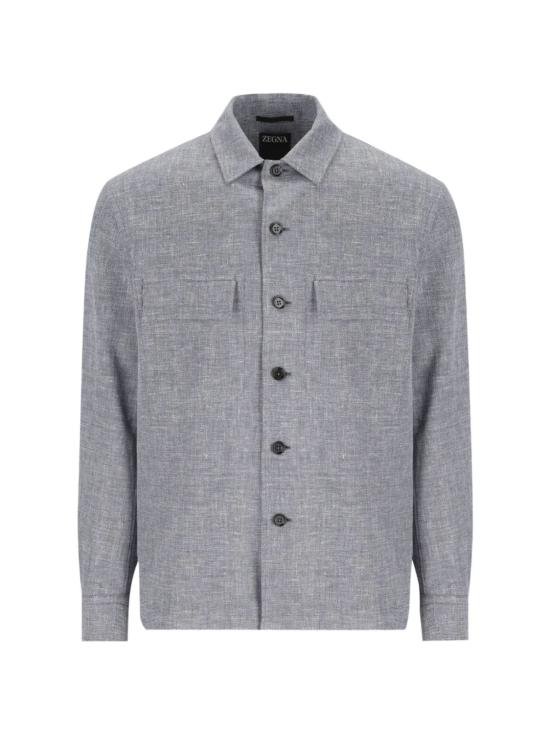 26SS 에르메네질도제냐 셔츠 UHV22A3 SOT6BB07 Grey