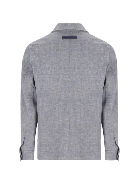 26SS 에르메네질도제냐 셔츠 UHV22A3 SOT6BB07 Grey - ERMENEGILDO ZEGNA