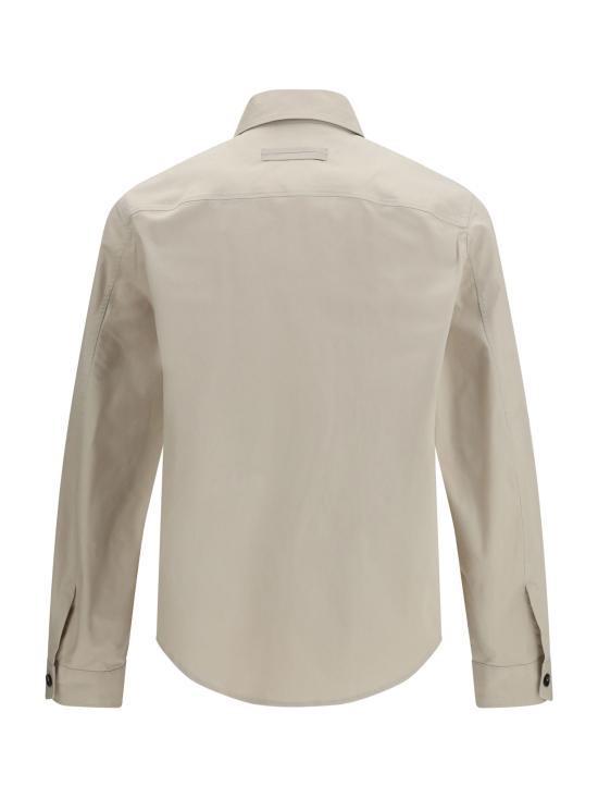 26SS 에르메네질도제냐 셔츠 UHV16A3 SOT8BN01G Beige - ERMENEGILDO ZEGNA