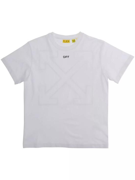 26SS [키즈] 오프화이트 티셔츠 44B2B001S26J001 960 Multicolor - OFF WHITE