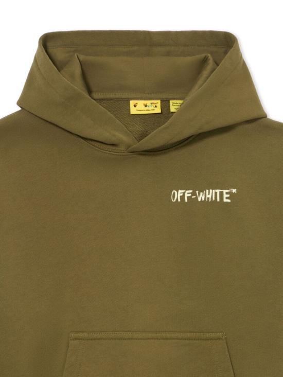 26SS [키즈] 오프화이트 니트/스웻셔츠 44BBB001S26F004 311 Verde - OFF WHITE