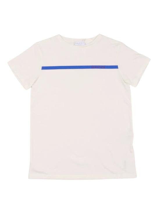 26SS [키즈] 구찌 티셔츠 547559 XJHPP9214 White