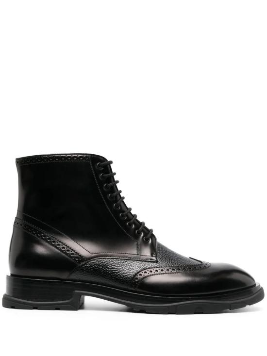 25FW 알렉산더 맥퀸 부츠 750389WIDW1 1000 Black