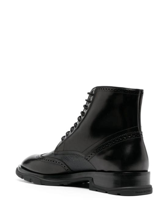 25FW 알렉산더 맥퀸 부츠 750389WIDW1 1000 Black - ALEXANDER MCQUEEN